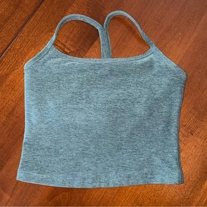 Spacedye Slim Racerback Cropped Tank Sz XXS